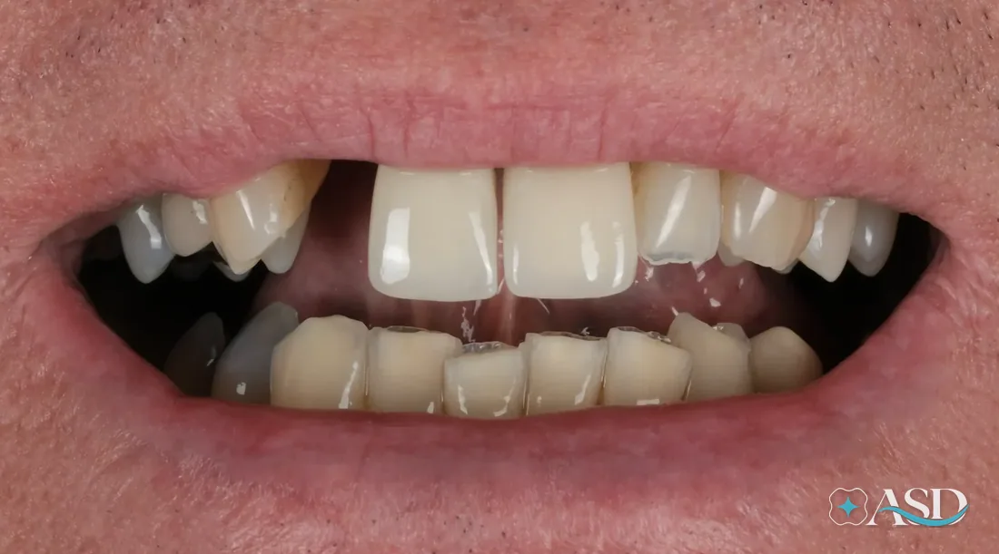 Bridges case 3, before treatment