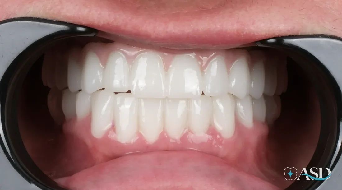 Crowns case 12, after treatment