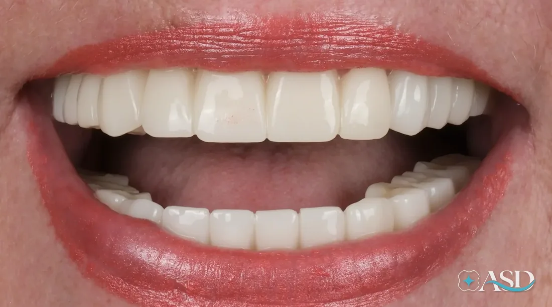 Crowns case 15, after treatment