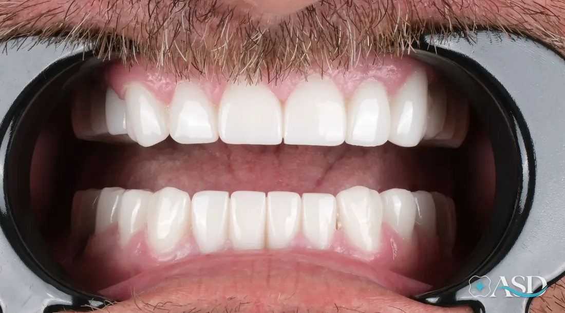 Crowns case 3, after treatment