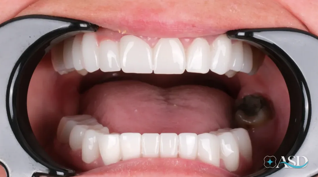 Crowns case 4, after treatment