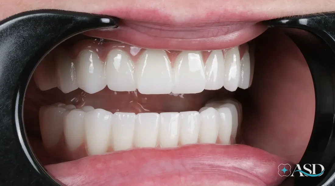 Crowns case 9, after treatment