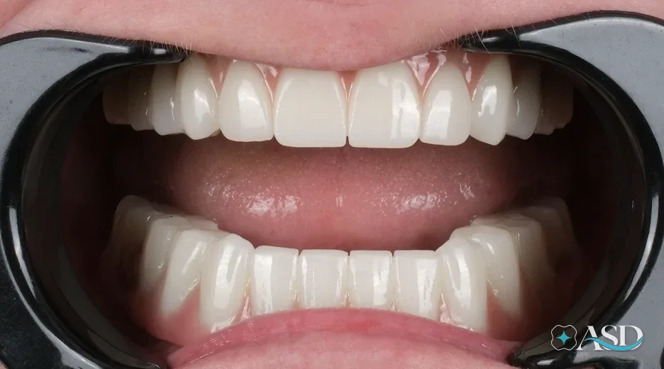 Dental implants case 18, after treatment