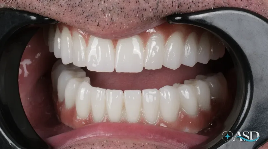 Dental implants case 8, after treatment